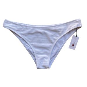 Shade & Shore White Bikini Bottoms - Size L